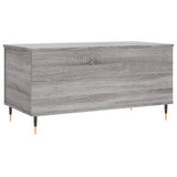 Tavolino Salotto Grigio Sonoma 90x44,5x45 cm Legno Multistrato