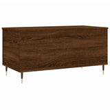 Tavolino Salotto Rovere Marrone 90x44,5x45 cm Legno Multistrato