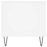 Tavolino da Salotto Bianco 90x44,5x45 cm in Legno Multistrato