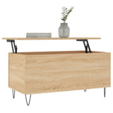 Tavolino Salotto Rovere Sonoma 90x44,5x45 cm Legno Multistrato