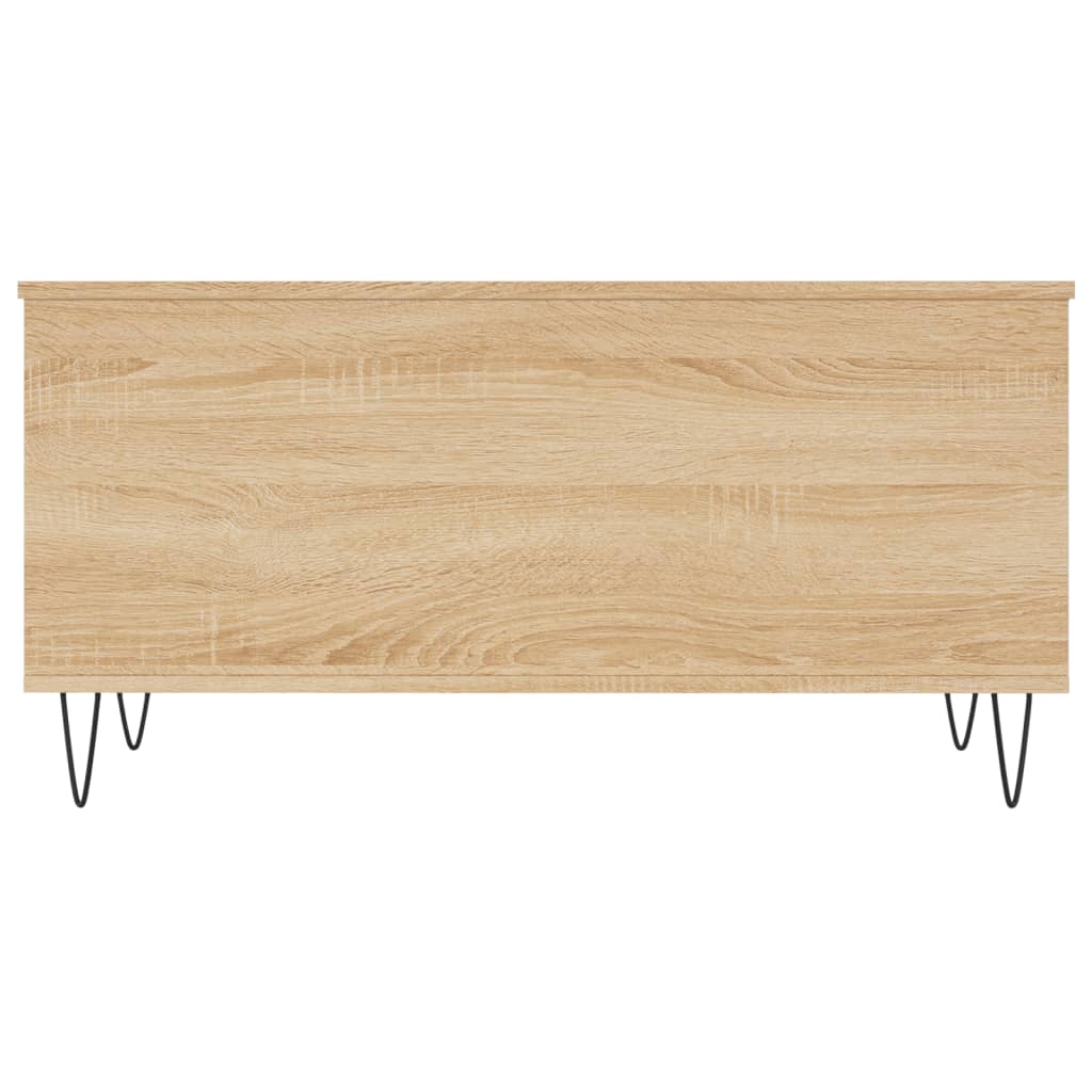 Tavolino Salotto Rovere Sonoma 90x44,5x45 cm Legno Multistrato