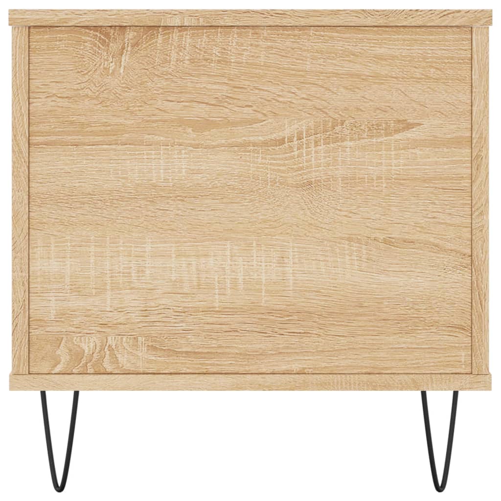 Tavolino Salotto Rovere Sonoma 90x44,5x45 cm Legno Multistrato