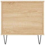 Tavolino Salotto Rovere Sonoma 90x44,5x45 cm Legno Multistrato