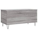 Tavolino Salotto Grigio Sonoma 90x44,5x45 cm Legno Multistrato