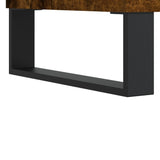 Tavolino da Salotto Rovere Fumo 90x44,5x45 cm Legno Multistrato