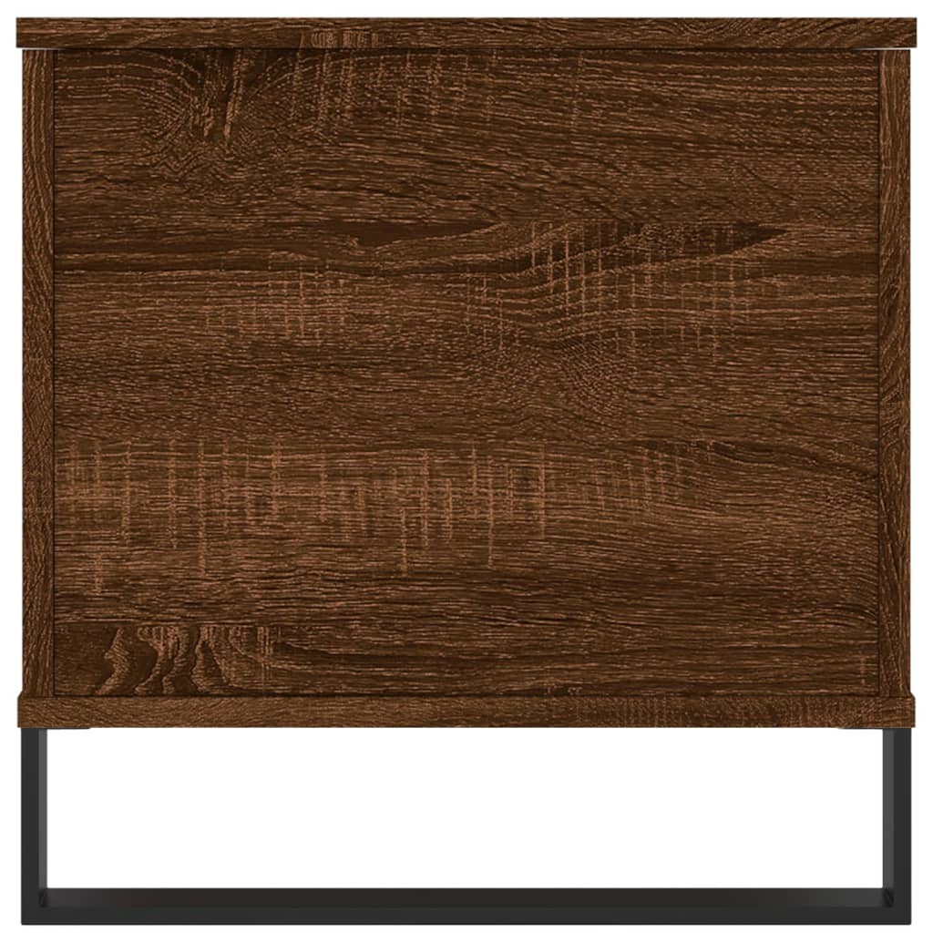 Tavolino Salotto Rovere Marrone 90x44,5x45 cm Legno Multistrato