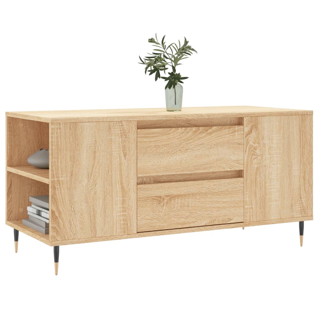 Tavolino Salotto Rovere Sonoma 102x44,5x50 cm Legno Multistrato