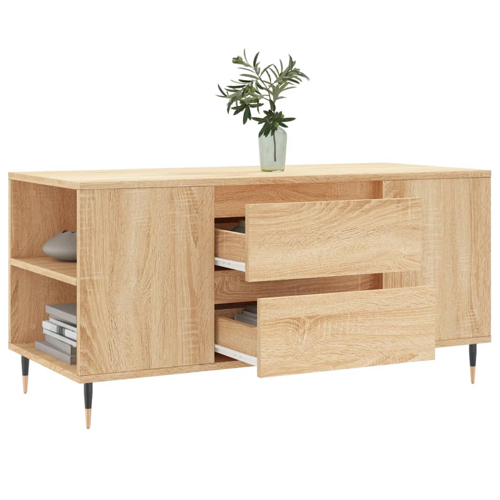 Tavolino Salotto Rovere Sonoma 102x44,5x50 cm Legno Multistrato