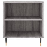 Tavolino Salotto Grigio Sonoma 102x44,5x50 cm Legno Multistrato