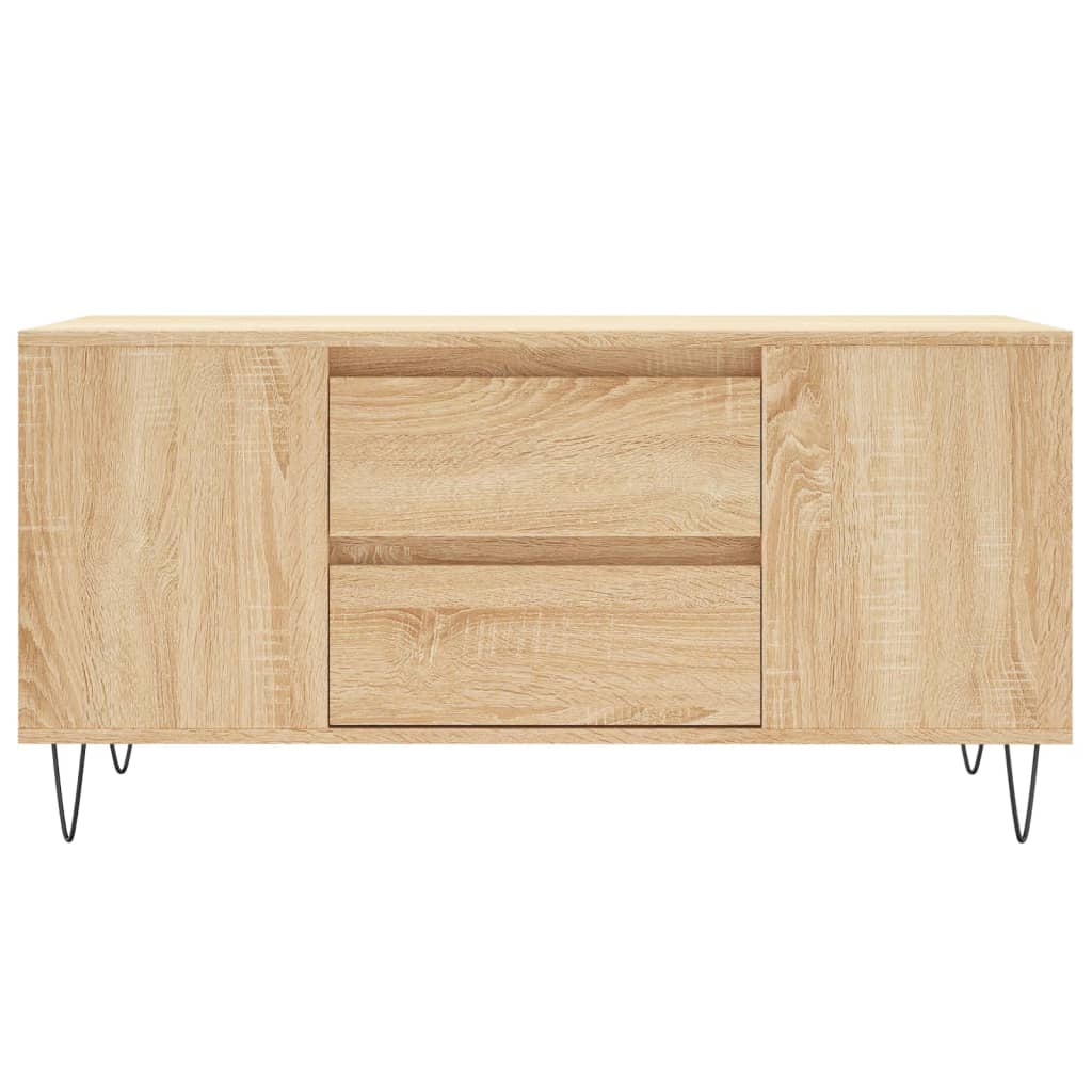 Tavolino Salotto Rovere Sonoma 102x44,5x50 cm Legno Multistrato