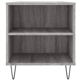 Tavolino Salotto Grigio Sonoma 102x44,5x50 cm Legno Multistrato