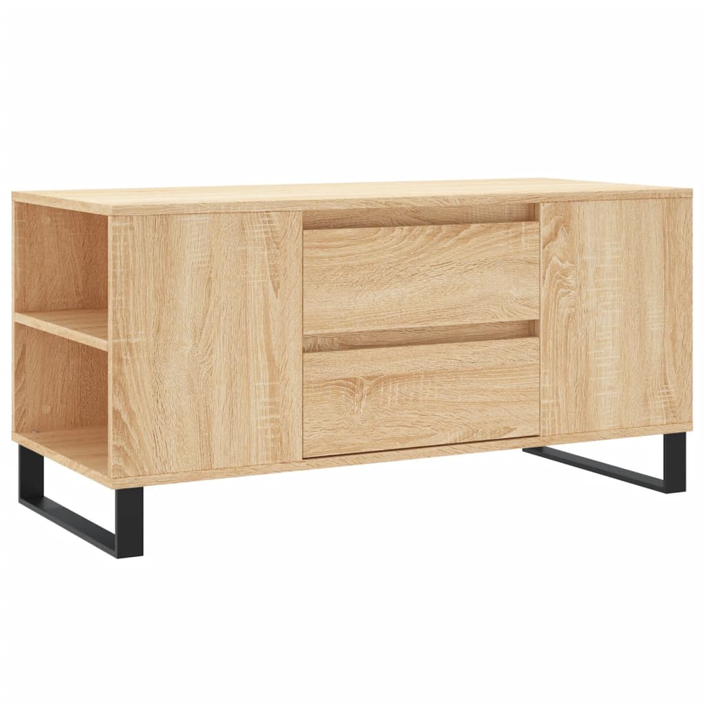 Tavolino Salotto Rovere Sonoma 102x44,5x50 cm Legno Multistrato