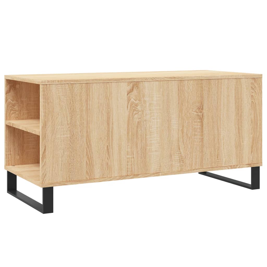 Tavolino Salotto Rovere Sonoma 102x44,5x50 cm Legno Multistrato