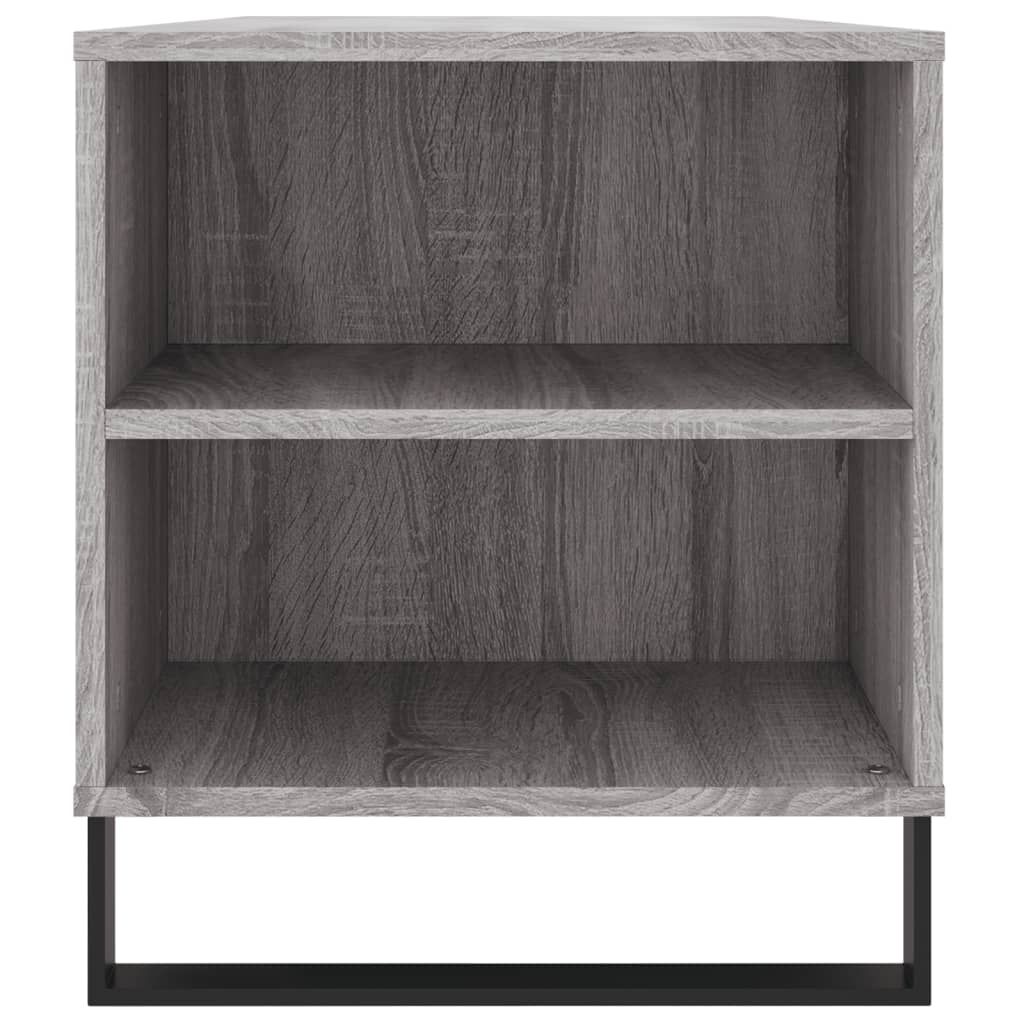 Tavolino Salotto Grigio Sonoma 102x44,5x50 cm Legno Multistrato