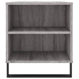 Tavolino Salotto Grigio Sonoma 102x44,5x50 cm Legno Multistrato