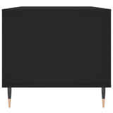 Tavolino da Salotto Nero 90x49x45 cm in Legno Multistrato