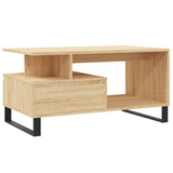 Tavolino da Salotto Rovere Sonoma 90x49x45 cm Legno Multistrato