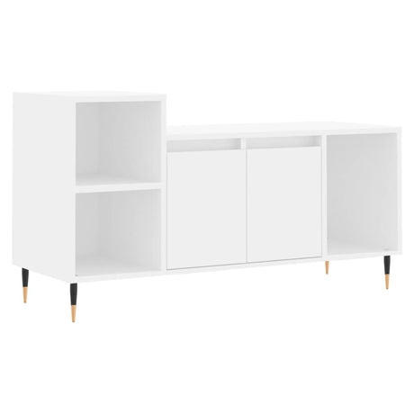 Mobile Porta TV Bianco 100x35x55 cm in Legno Multistrato