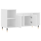 Mobile Porta TV Bianco 100x35x55 cm in Legno Multistrato