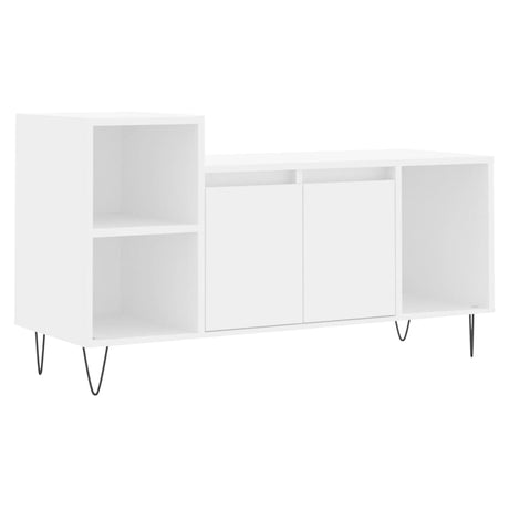 Mobile Porta TV Bianco 100x35x55 cm in Legno Multistrato