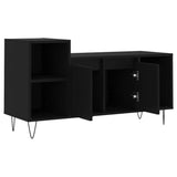 Mobile Porta TV Nero 100x35x55 cm in Legno Multistrato