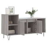 Mobile TV Grigio Sonoma 100x35x55 cm in Legno Multistrato