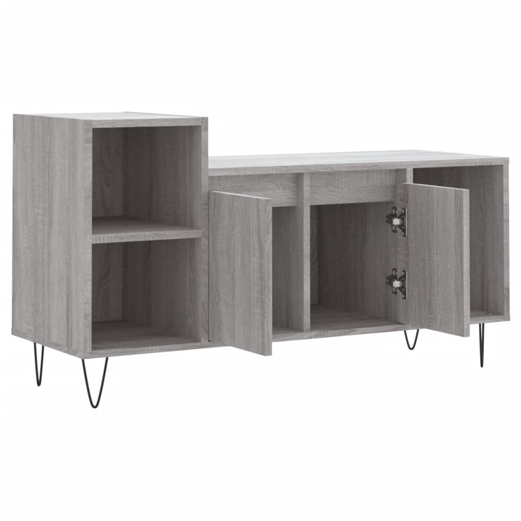 Mobile TV Grigio Sonoma 100x35x55 cm in Legno Multistrato