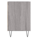 Mobile TV Grigio Sonoma 100x35x55 cm in Legno Multistrato