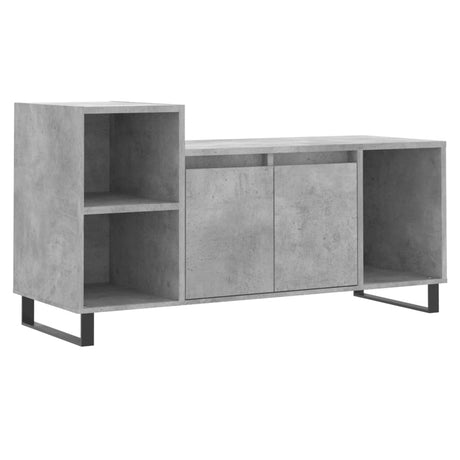 Mobile per TV Grigio Cemento 100x35x55 cm Legno Multistrato