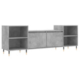 Mobile per TV Grigio Cemento 160x35x55 cm Legno Multistrato