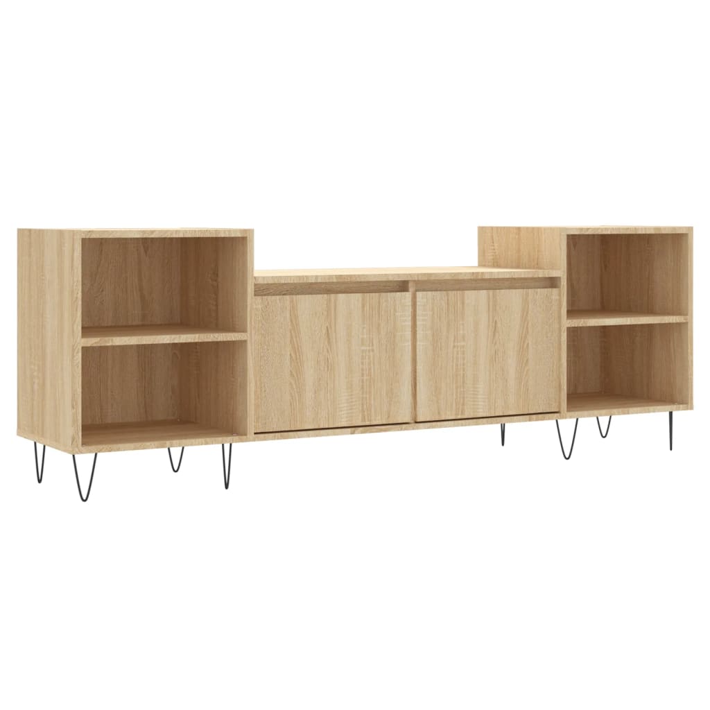 Mobile Porta TV Rovere Sonoma 160x35x55 cm Legno Multistrato