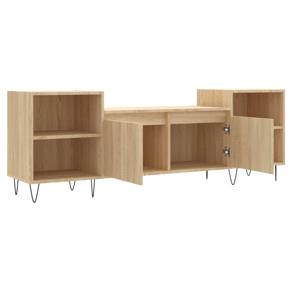 Mobile Porta TV Rovere Sonoma 160x35x55 cm Legno Multistrato