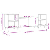 Mobile Porta TV Rovere Sonoma 160x35x55 cm Legno Multistrato