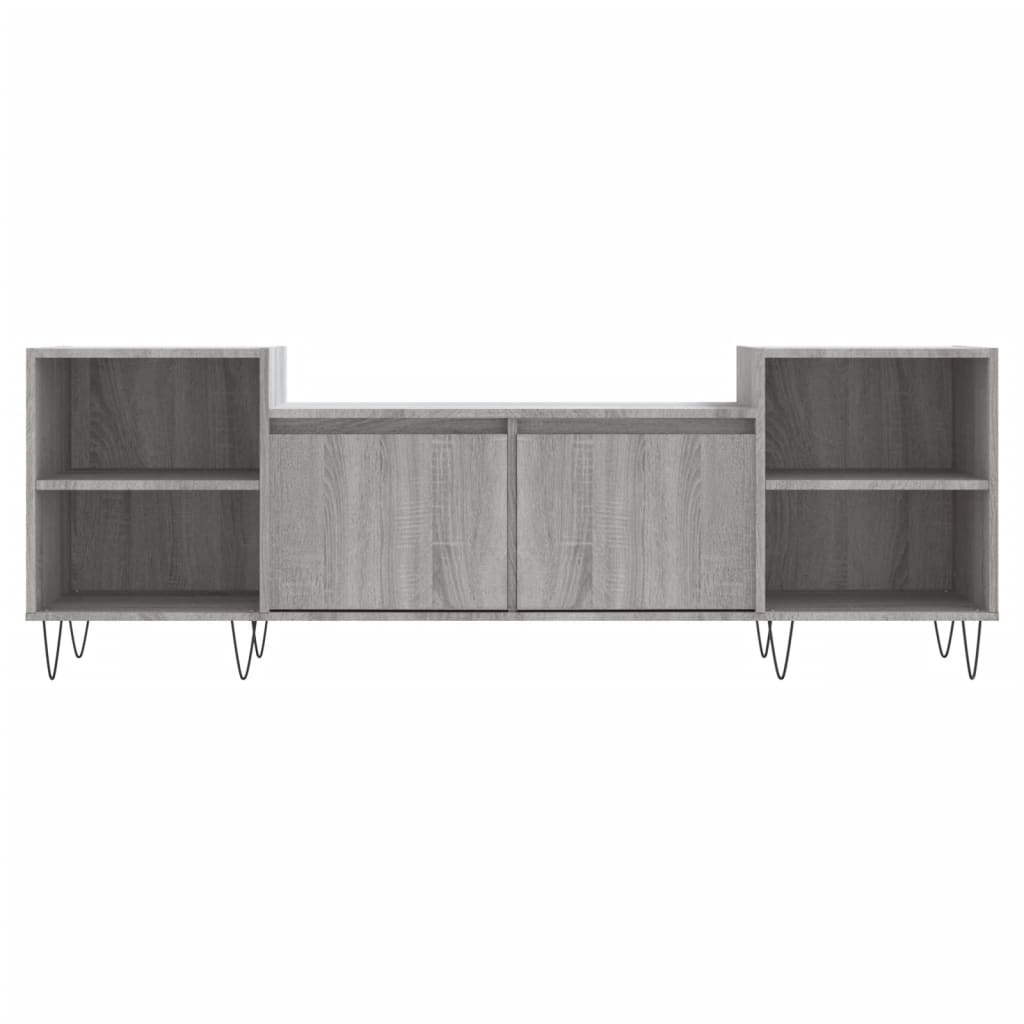 Mobile TV Grigio Sonoma 160x35x55 cm in Legno Multistrato