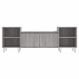 Mobile TV Grigio Sonoma 160x35x55 cm in Legno Multistrato