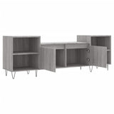 Mobile TV Grigio Sonoma 160x35x55 cm in Legno Multistrato