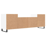 Mobile Porta TV Bianco 160x35x55 cm in Legno Multistrato