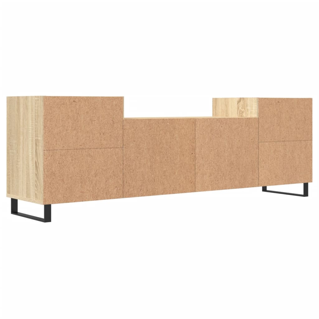 Mobile Porta TV Rovere Sonoma 160x35x55 cm Legno Multistrato