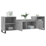 Mobile per TV Grigio Cemento 160x35x55 cm Legno Multistrato