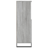 Credenza Grigio Sonoma 60x36x110 cm in Legno Multistrato