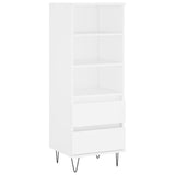 Credenza Bianco 40x36x110 cm in Legno Multistrato