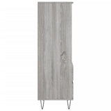 Credenza Grigio Sonoma 40x36x110 cm in Legno Multistrato