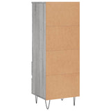 Credenza Grigio Sonoma 40x36x110 cm in Legno Multistrato