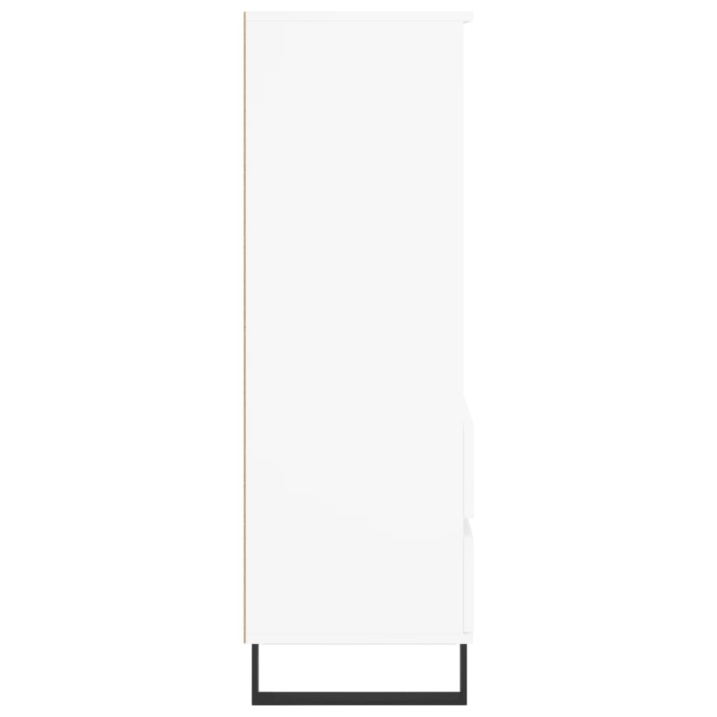 Credenza Bianco 40x36x110 cm in Legno Multistrato