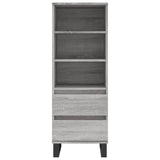 Credenza Grigio Sonoma 40x36x110 cm in Legno Multistrato