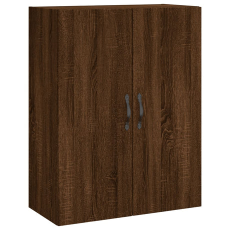 Mobile a Parete Rovere Marrone 69,5x34x90 cm Legno Multistrato