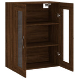 Mobile a Parete Rovere Marrone 69,5x34x90 cm Legno Multistrato