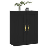 Mobile a Parete Nero 69,5x34,90 cm in Legno Multistrato