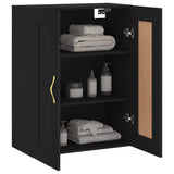 Mobile a Parete Nero 69,5x34,90 cm in Legno Multistrato