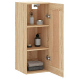 Mobile a Parete Rovere Sonoma 34,5x34x90 cm Legno Multistrato